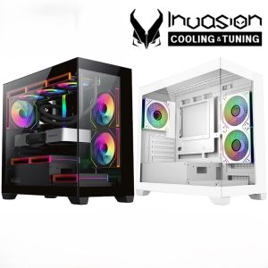 INVASION L-1000 TG MATX CASING (With 3 INFINITY FAN) - Zapcart Technology Qatar