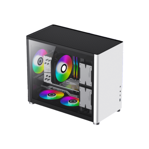 INVASION M-ATX 5200C GAMING CASING CHASSIS WITH 3 ARGB FAN - Zapcart Technology Qatar