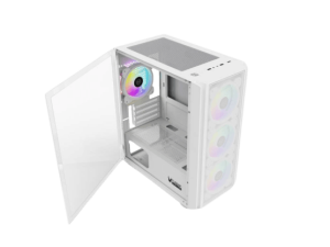 INVASION M-ATX M-Tower Casing (With 4 AURORA FAN MOBO SYNC) - Zapcart Technology Qatar
