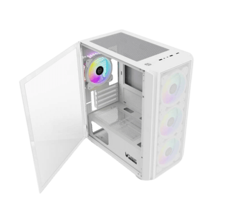 INVASION M-ATX M-Tower Casing (With 4 AURORA FAN MOBO SYNC) - Zapcart Technology Qatar