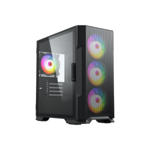 INVASION PLAIN TG MATX CASING (With 4 AURORA FAN MOBO SYNC) - Zapcart Technology Qatar