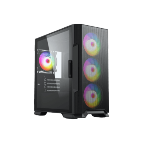 INVASION PLAIN TG MATX CASING (With 4 AURORA FAN MOBO SYNC) - Zapcart Technology Qatar