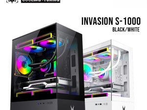 INVASION S-1000 Compact M-ATX Gaming Case (3 INFINITY FAN) - Zapcart Technology Qatar