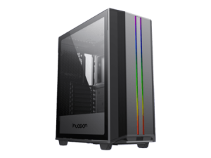 INVASION SKYLINE TG ATX CASING (With 4 AURORA FAN MOBO SYNC) - Zapcart Technology Qatar