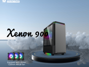 Invasion Xenon-900 ATX Mid Tower Tempered Glass Gaming Casing (With 3 ARGB FAN) - Zapcart Technology Qatar
