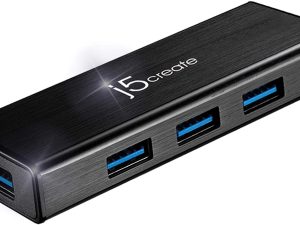J5Create 4-Port USB 3.0 Mini Hub with AC Adapter JUH340 - Zapcart Technology Qatar
