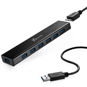 j5create 7 Port HUB USB3.0 (USB-A to 7 X USB-A 5Gbps) - Zapcart Technology Qatar
