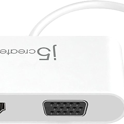 J5Create JCA174 USB Type-C to Dual HDMI + VGA Multi-Display Adapter - Zapcart Technology Qatar