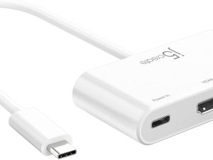 J5Create JCA379 USB Type-C to HDMI + USB 3.0 Hub with Power Delivery - Zapcart Technology Qatar