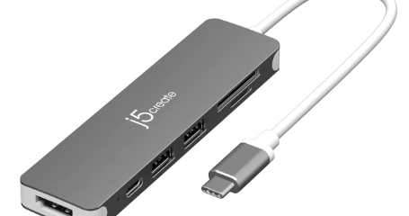 J5CREATE JCD353 USB-C® to 4K HDMI™ Multi-Port Hub - Zapcart Technology Qatar