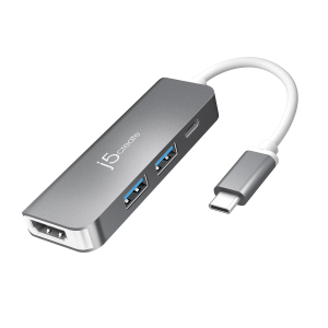 J5create JCD371 USB-C to HDMI & USB 3.0 2 -port with Power Delivery - Zapcart Technology Qatar