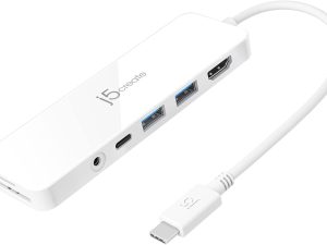 J5CREATE JCD373 USB-C® Multi-Port Hub with Power Delivery - Zapcart Technology Qatar