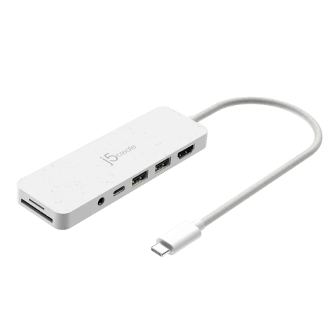 J5create JCD373EW USB-C® Multi-Port Hub with Power Delivery - Zapcart Technology Qatar