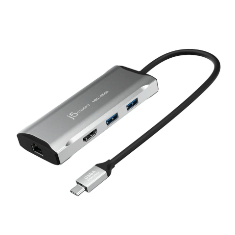 j5create JCD392 4K60 Elite USB-C® 10Gbps Travel Dock - Zapcart Technology Qatar