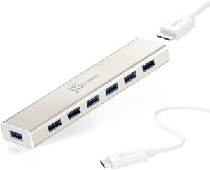 j5create JCH377 USB Type-C™ 7- Port HUB - Zapcart Technology Qatar