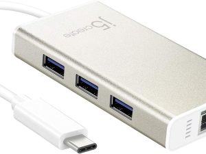 j5create JCH471 USB-C® Multi-Adapter Gigabit Ethernet / USB™ 3.1 HUB - Zapcart Technology Qatar