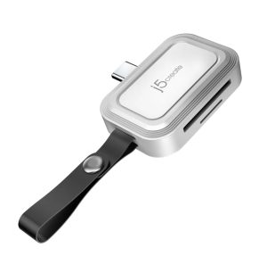 j5create JCHSD33W USB-C to SD/microSD Mini Adapter for Smartphones (1 MicroSD Female, 1 SD Female, Transfer rate: 104Mbps, Support up to 2TB) - Zapcart Technology Qatar