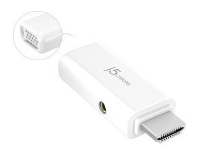 j5create JDA203 HDMI to VGA Video Adapter Converter with Audio - Zapcart Technology Qatar