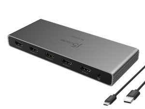 j5create JDSH814 8K HDMI™ 2.1 4-Way Splitter (1 8K@60Hz HDMI in , 4 8K@60Hz HDMI Out, Audio Support DTS-HD/Dolby® True HD /LPCM7.1/DTS/Dolby®-AC3/DSD, HDR 10 / HDR 10+ / Dolby Vision® / HLG) - Zapcart Technology Qatar