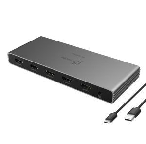 j5create JDSH814 8K HDMI™ 2.1 4-Way Splitter (1 8K@60Hz HDMI in , 4 8K@60Hz HDMI Out, Audio Support DTS-HD/Dolby® True HD /LPCM7.1/DTS/Dolby®-AC3/DSD, HDR 10 / HDR 10+ / Dolby Vision® / HLG) - Zapcart Technology Qatar