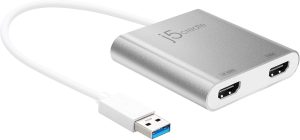 j5create JUA365 USB™ 3.0 to Dual HDMI™ Multi-Monitor Adapter - Zapcart Technology Qatar
