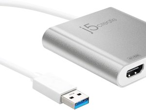 j5create JUA365 USB™ 3.0 to Dual HDMI™ Multi-Monitor Adapter - Zapcart Technology Qatar