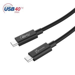 j5create JUC28L08 Full-Featured USB-C® Cable (USB4® Gen 3) - Zapcart Technology Qatar
