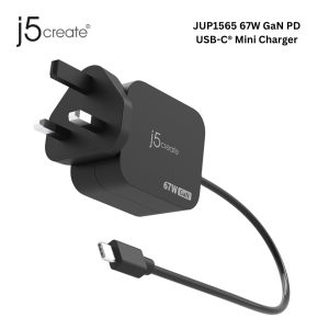 J5create JUP1565NF 67W GaN PD USB-C™ Mini Charger - Zapcart Technology Qatar