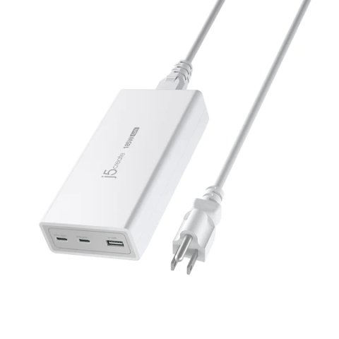 j5create JUP37185W 185W GaN PD 3.1 USB-C® 3-Port Charger - Zapcart Technology Qatar