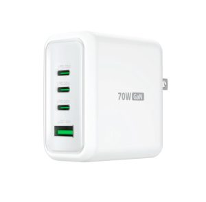 j5create JUP4370F 70W GaN USB-C® 4-Port Charger (3 X USB-C Power Output Max 70w, 1 X USB-A Power Output Max 18w) - Zapcart Technology Qatar
