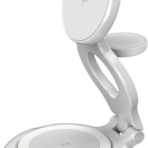 j5create JUPW3415 Qi2 3-in-1 Magnetic Foldable Wireless Charging Station - Zapcart Technology Qatar