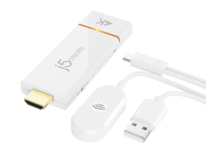 j5create JVAW76 ScreenCast 4K Wireless Display Adapter - Zapcart Technology Qatar