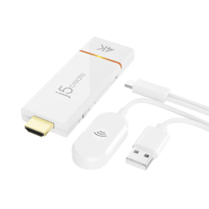 j5create JVAW76 ScreenCast 4K Wireless Display Adapter - Zapcart Technology Qatar