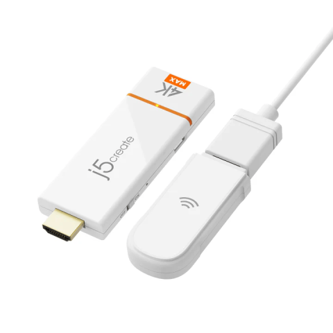 j5create JVAW76MAX ScreenCast 4K Max Wireless Display Adapter (iOS / Android / macOS / iPadOS / Windows / Chrome OS Compatible) - Zapcart Technology Qatar