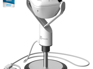 J5create JVU368 360° Meeting AI Webcam (1080P 30fps, 360 Video conference, 6 display mode setting, Adjustable View Touch Bar, AI Tracking, Build-in Mic, USB-A/C Plug and Play) - Zapcart Technology Qatar