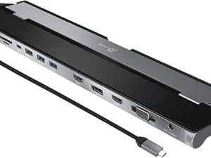 J5Create USB-C Triple Monitors Docking Station JCD543 - Zapcart Technology Qatar