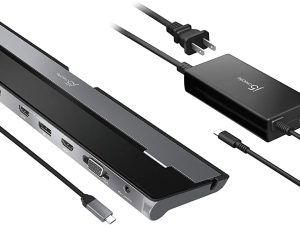 J5Create USB-C™ Triple Monitors Docking w/P. Adapter JCD543P - Zapcart Technology Qatar