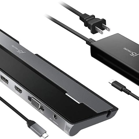 J5Create USB-C™ Triple Monitors Docking w/P. Adapter JCD543P - Zapcart Technology Qatar