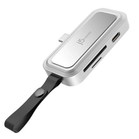jcreate JCHSD34W USB-C to SD/microSD Adapter for Smartphones White (1 MicroSD Female, 1 SD Female, Transfer rate: 104Mbps, Support up to 2TB, Type-C PD100W) - Zapcart Technology Qatar