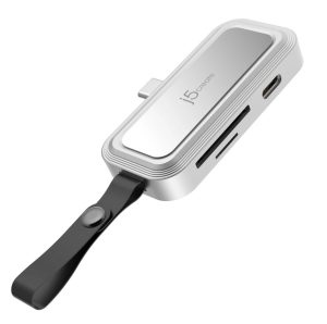 jcreate JCHSD34W USB-C to SD/microSD Adapter for Smartphones White (1 MicroSD Female, 1 SD Female, Transfer rate: 104Mbps, Support up to 2TB, Type-C PD100W) - Zapcart Technology Qatar