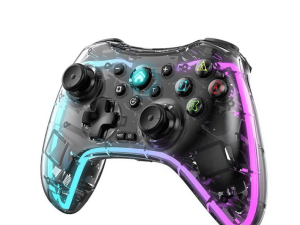 JITE RGB Transparent Shell Wireless Bluetooth 5.0 Game Control - S03 - Zapcart Technology Qatar