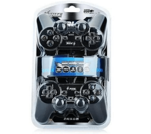 JITE USB 2.0 VIBRATION DOUBLE SHOCK DUAL GAME CONTROLLER - KD208B - Zapcart Technology Qatar
