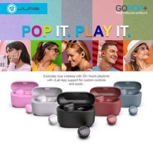 JLAB GO POP+ True Wireless Earbud | 35hrs Playtime | Bluetooth 5.1 | IPX4 Rating | Dual Connect | - Zapcart Technology Qatar