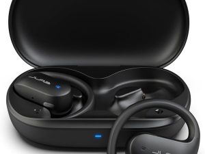 JLab JBuds Open Sport Earbuds - Wireless Open Ear Headphones, Open-Ear Sports Earbuds with Earhooks, 26H Playtime Hook Over Ear Running Earphones, IP55 Sweat-Resistant, Bluetooth Multipoint, Black - Zapcart Technology Qatar