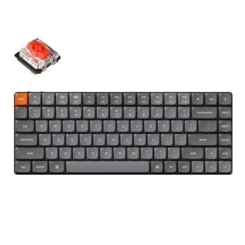 Keychron K3 Max ANSI 75% layout 84 Key Black Full Assembled - RGB Hot-Swap Mechanical BT/2.4GHz/Wired Low Profile &QMK/VIA keyboard - Zapcart Technology Qatar