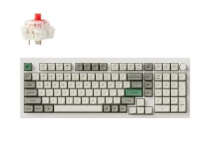 Keychron Q5 Max ANSI 96% layout 102 Key Shell White Full Assembled Knob RGB Hot-Swap BT/2.4GHz/Wired Normal Profile QMK Custom Keyboard - Zapcart Technology Qatar