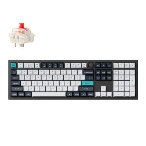 Keychron Q6 Max ANSI Full Size 109 Key Full Assembled Knob RGB Hot-Swap Gateron Jupiter Switch BT/2.4GHz/Wired Normal Profile QMK Custom Keyboard - Zapcart Technology Qatar