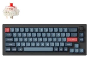 Keychron V2 Max ANSI 65% layout 67 Key Carbon Black RGB Hot-Swap BT/2.4GHz/Wired Normal Profile QMK Custom Keyboard - Zapcart Technology Qatar