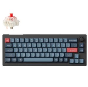 Keychron V2 Max ANSI 65% layout 67 Key Carbon Black RGB Hot-Swap BT/2.4GHz/Wired Normal Profile QMK Custom Keyboard - Zapcart Technology Qatar