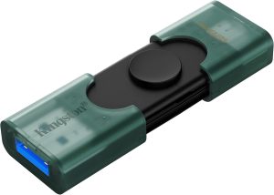 Kingston DataTraveler® Duo USB Flash Drive (With dual USB-A/C moving cap design) - Zapcart Technology Qatar